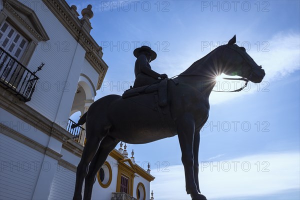 Augusta Senora Condesa De Barcelona statue in Seville, Spain