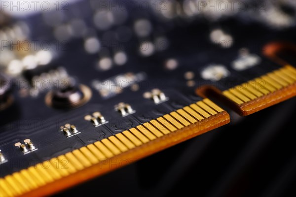 Close-up of circuit board