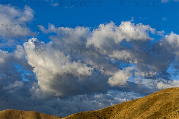 Cloud over Bosie Foothills in Boise, Idaho, USA