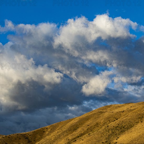 Cloud over Bosie Foothills in Boise, Idaho, USA