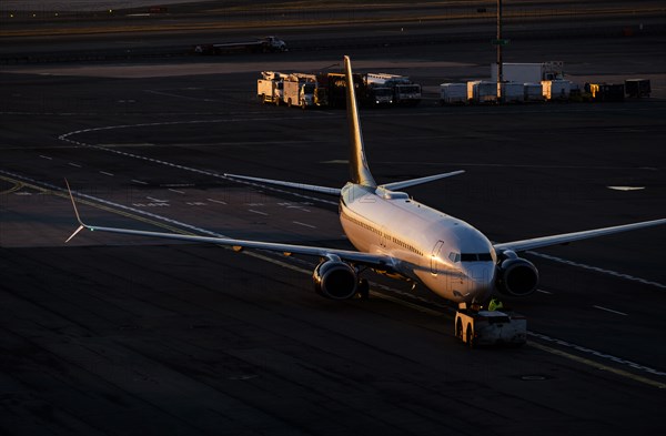 Airplane on runway