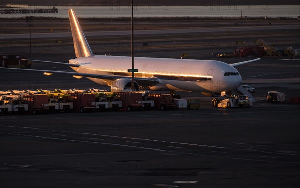 Airplane on runway