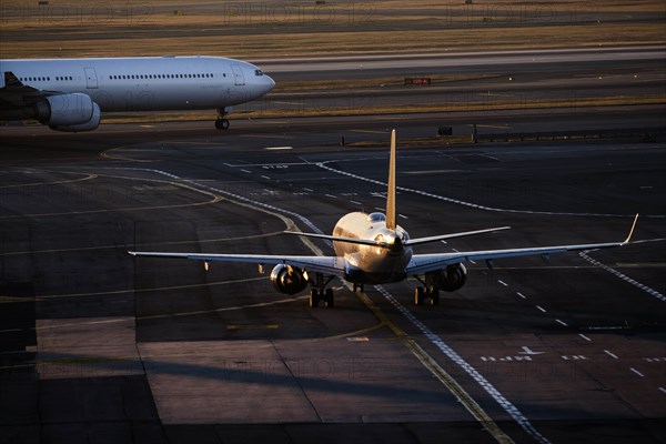 Airplane on runway