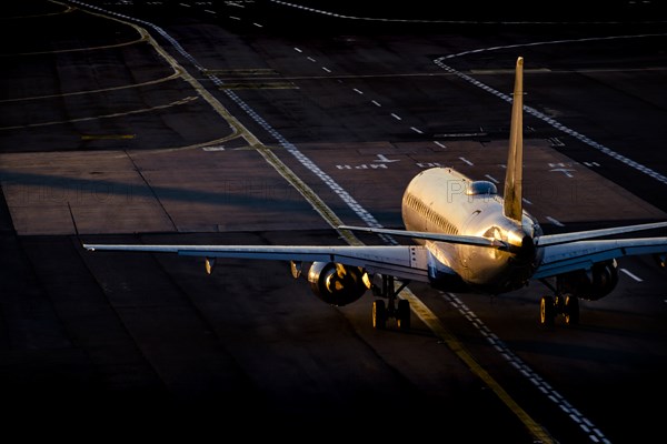 Airplane on runway