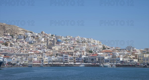 City skyline in Mykonos, Greece