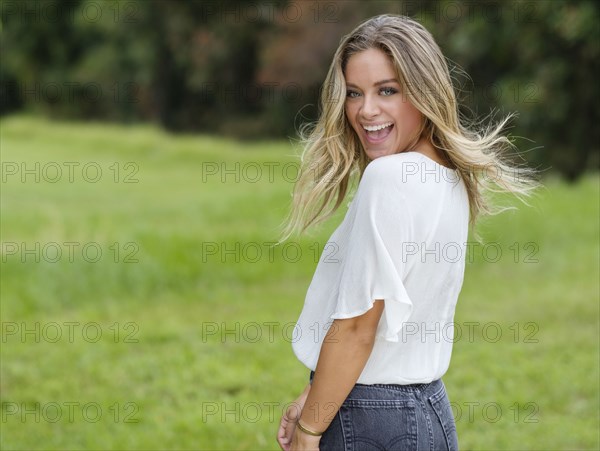 Smiling young woman