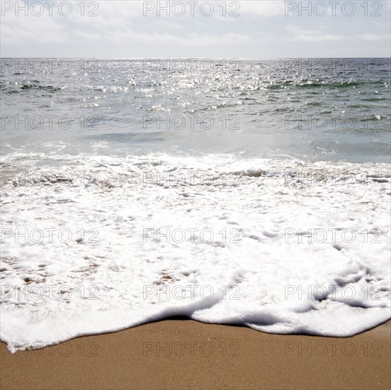 Waves on beach