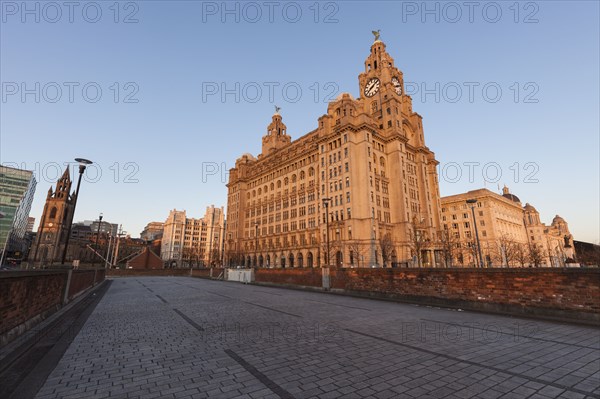 Royal Liver Building in Liverpool, England