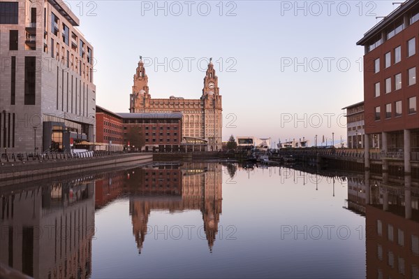 Royal Liver Building in Liverpool, England