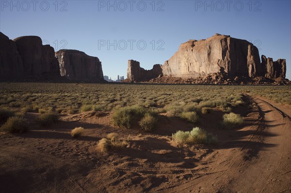 Rock formation in Monument Valley, Arizona