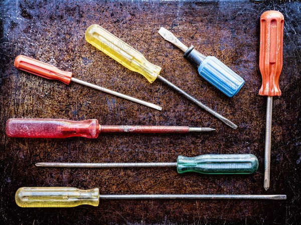 Variety of screwdrivers