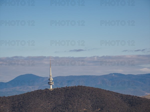 Telstra tower in the Black Mountains, Canberra