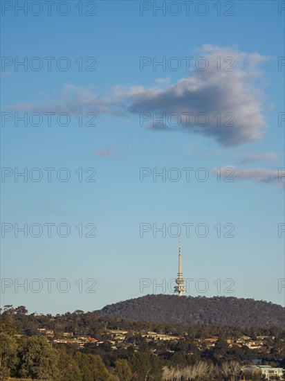 Telstra tower in the Black Mountains, Canberra