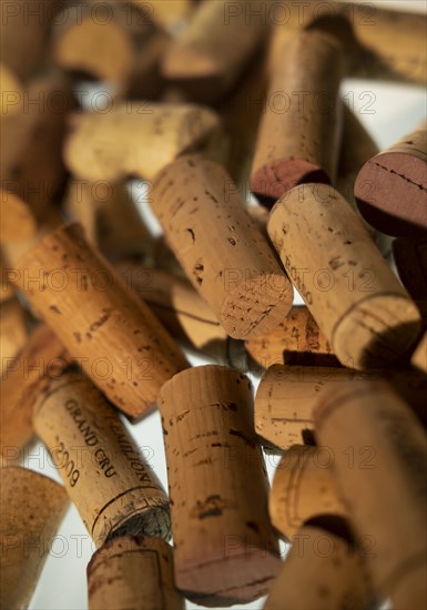 Collection of wine corks