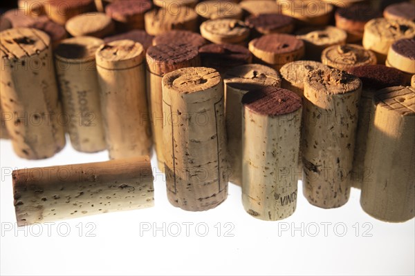 Collection of wine corks