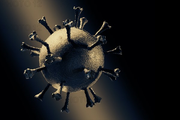 Digitally generated image of Coronavirus