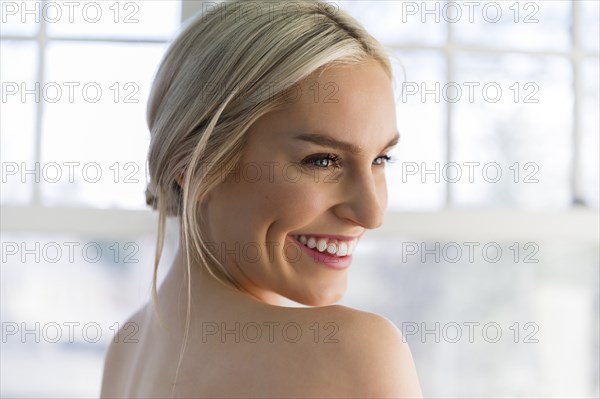 Portrait of woman smiling