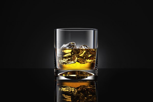 Whiskey with ice