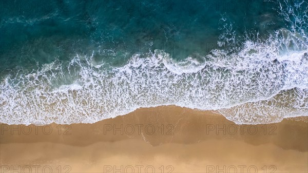Drone shot of beach