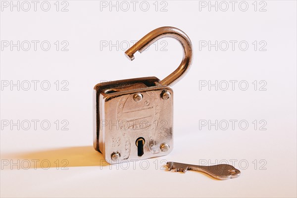 Padlock and key