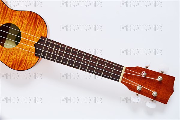 Brown ukulele