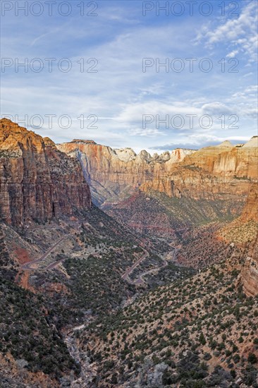 Canyon at Zion National Park in Utah, USA