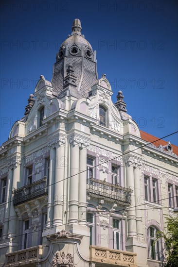 Hungary, Csongrad, Szeged, Townhouse in old town