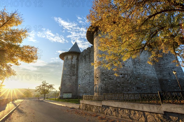 Fortress in sunlight