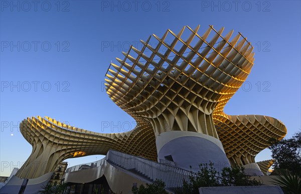 Spain, Seville, Metropol Parasol, Metropol Parasol in Plaza De La Encarnacion