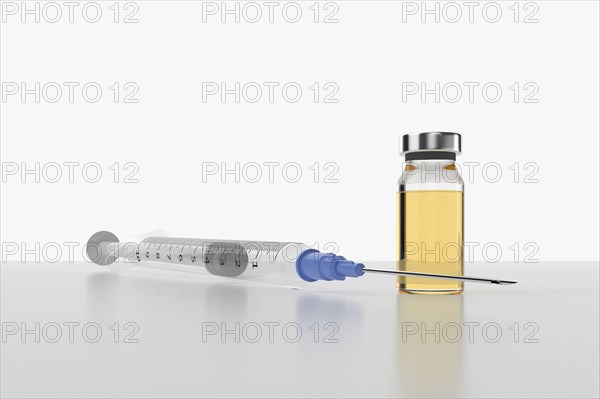 Studio shot of Corona virus vaccine