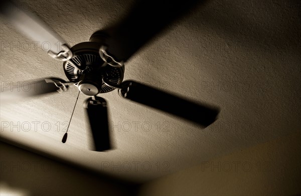 Low angle view of ceiling fan