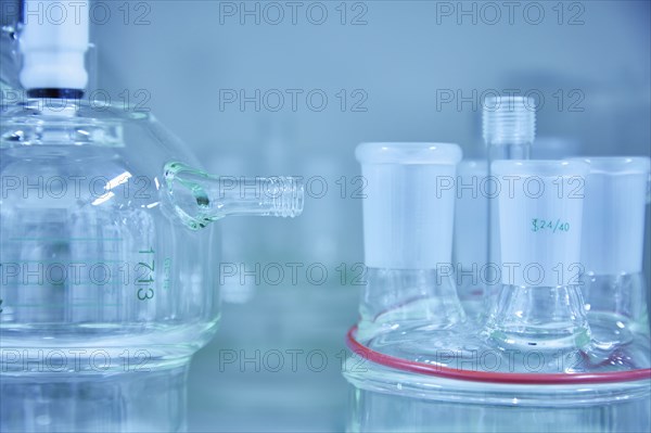 Various laboratory glassware