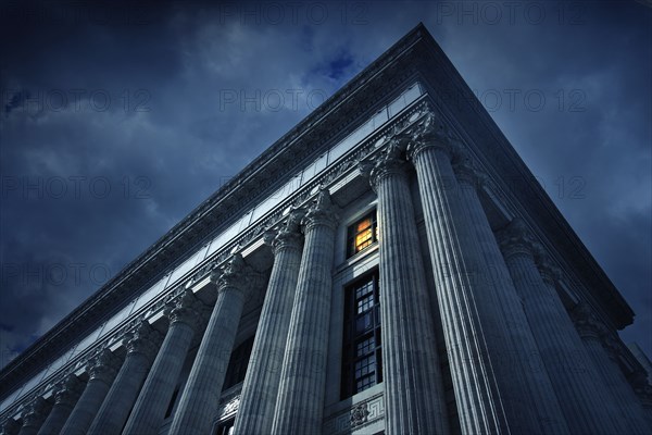 Colonnade of government building