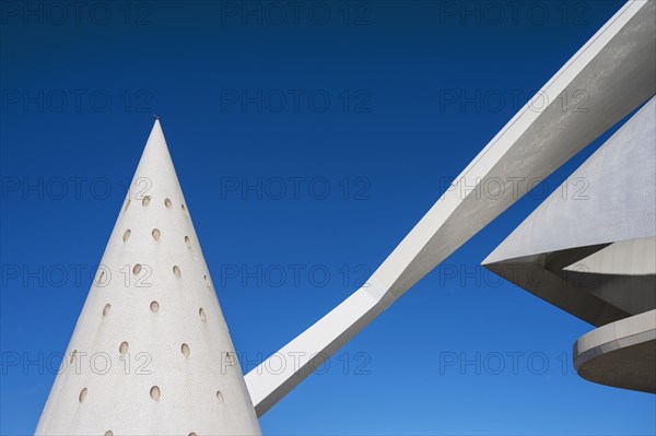 Spain, Valencia, Modern architecture of City of Arts and Sciences