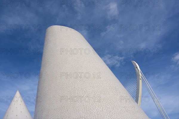 Spain, Valencia, Modern architecture of City of Arts and Sciences