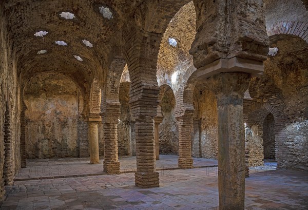 Spain, Ronda, Arab baths from 13th century