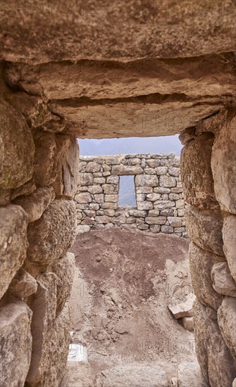 Peru, Machu Pichu, Ruins of aztec village