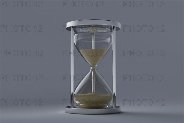 Studio shot of hourglass