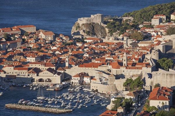 Croatia, Dubrovnik, Old town and marina