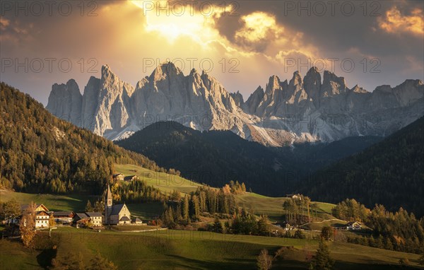 Italy, Santa Maddalena, Val di Funes (Funes Valley)