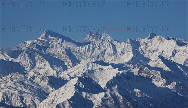 Italy, Piedmont, Monte Rosa