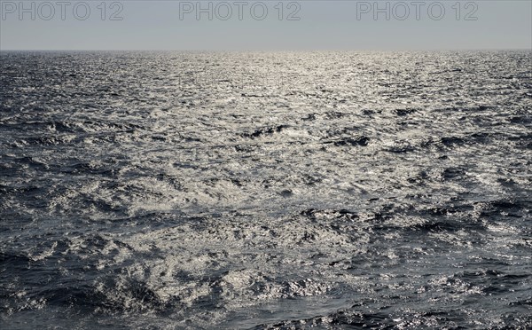 Smooth surface of Mediterranean Sea