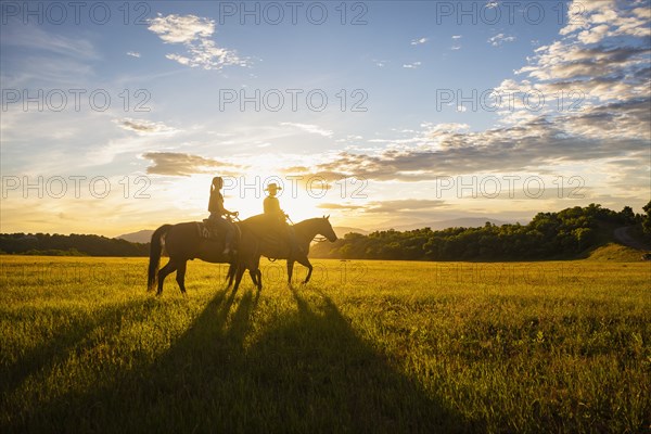 USA, Utah, Salem, Father and daughter