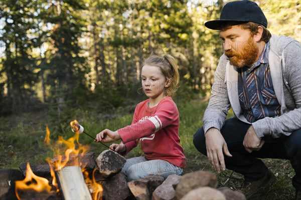 Man with daughter