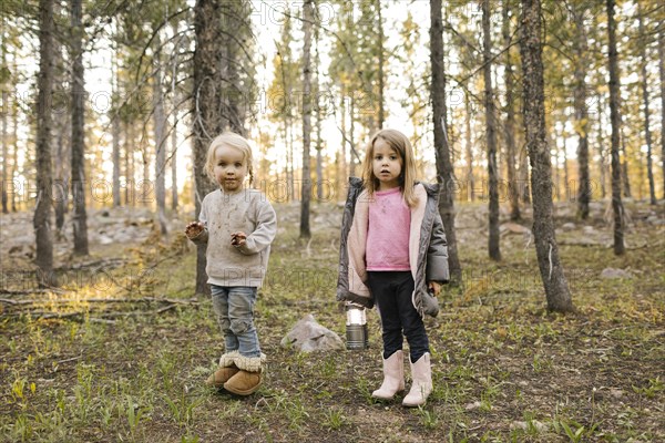 Portrait of two girls