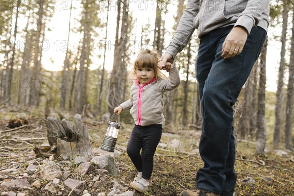 Father with daughter