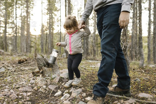 Father with daughter