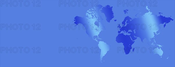 Blue World map