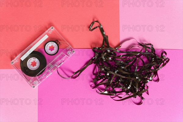 Damaged audio tape