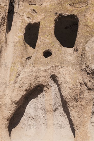 Cliff dwellings in Bandelier National Monument